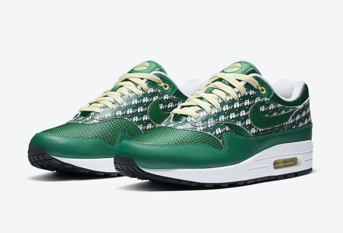 2020年耐克新鞋Nike Air Max 1 PRM “Pine Green”松绿色鞋款图片