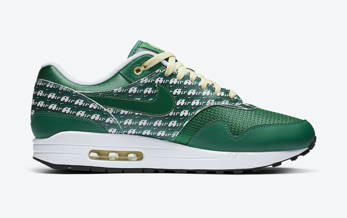 2020年耐克新鞋Nike Air Max 1 PRM “Pine Green”松绿色鞋款图片
