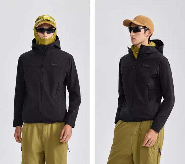 探路者「峰行」软壳衣轻至 500g,防风锁温还百搭图片9 探路者「峰行」软壳衣轻至 500g,防风锁温还百搭图片9