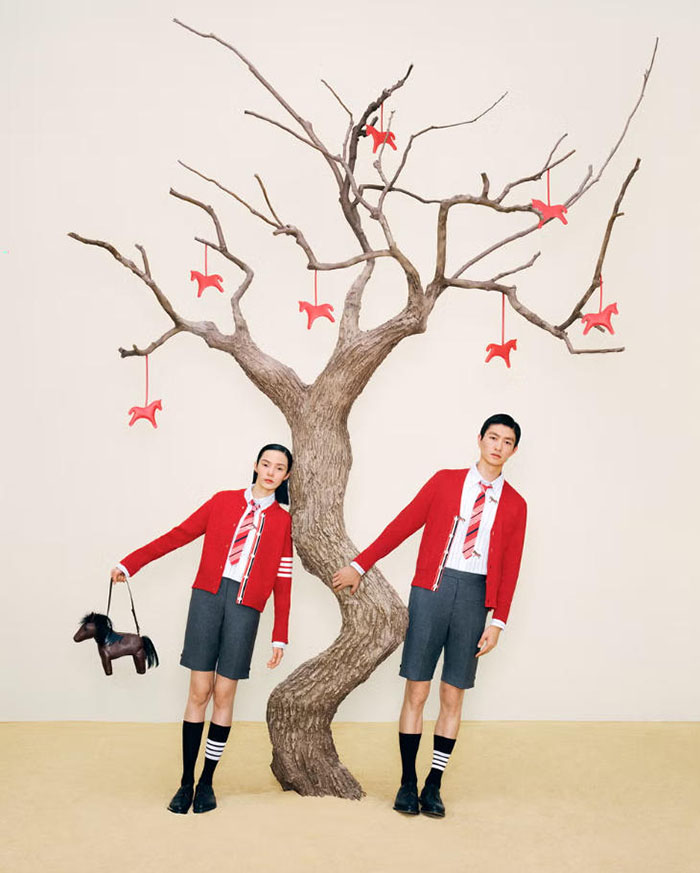 THOM BROWNE公布2026新年系列图片