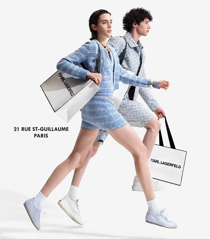 酷雅风尚漫游！KARL LAGERFELD 2026早春系列大片惊艳释出图片2