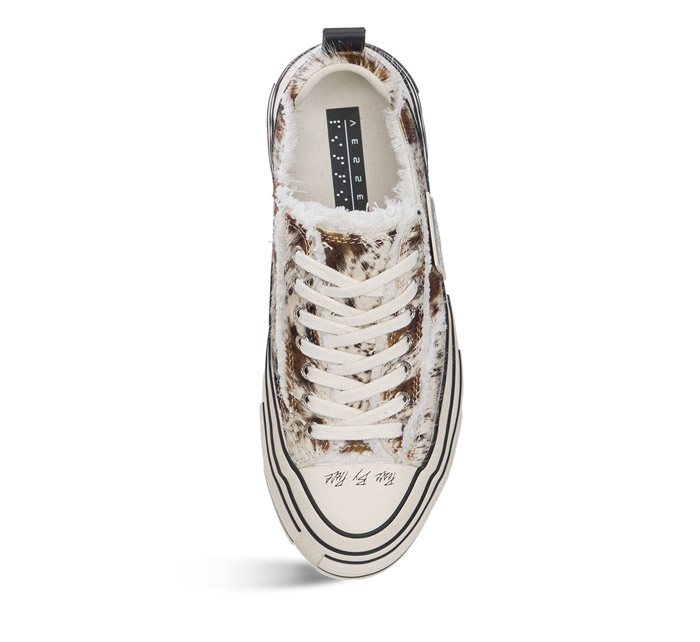 潮人必冲!xVESSEL 2026新品奶牛纹帆布鞋限时开抢图片5 潮人必冲!xVESSEL 2026新品奶牛纹帆布鞋限时开抢图片5