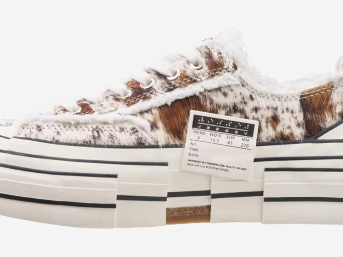 潮人必冲!xVESSEL 2026新品奶牛纹帆布鞋限时开抢图片9 潮人必冲!xVESSEL 2026新品奶牛纹帆布鞋限时开抢图片9