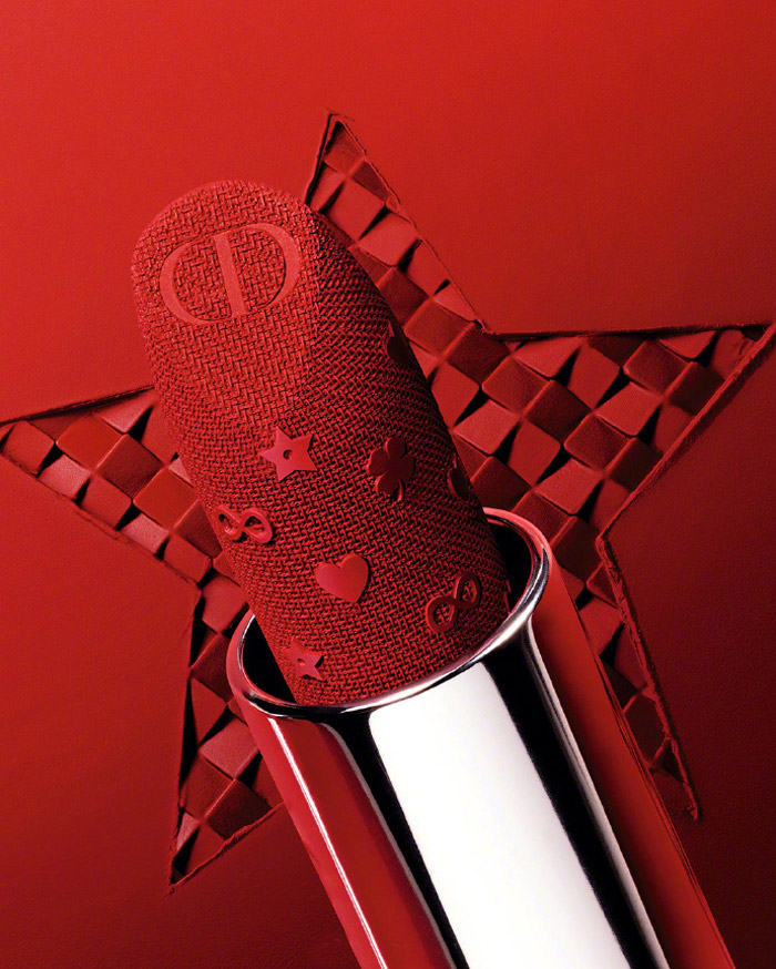 DIOR 2026「开运红限定版」烈艳蓝金唇膏开售图片5
