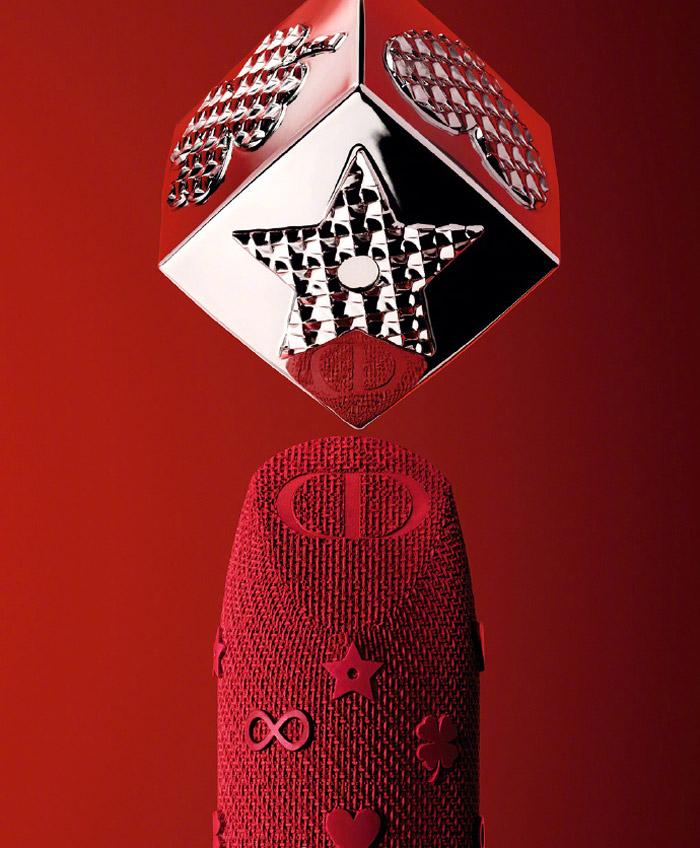 DIOR 2026「开运红限定版」烈艳蓝金唇膏开售图片8