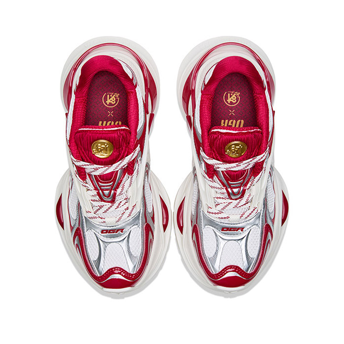 OGR × 北高峰联名马年限定款招财红水狼蛛2.0老爹鞋登陆图片6