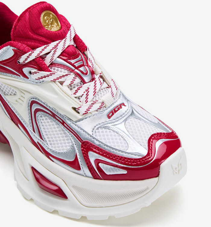 OGR × 北高峰联名马年限定款招财红水狼蛛2.0老爹鞋登陆图片9