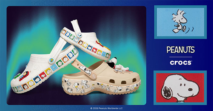 Crocs × Peanuts 2026全新联名洞洞鞋来袭图片1 Crocs × Peanuts 2026全新联名洞洞鞋来袭图片1