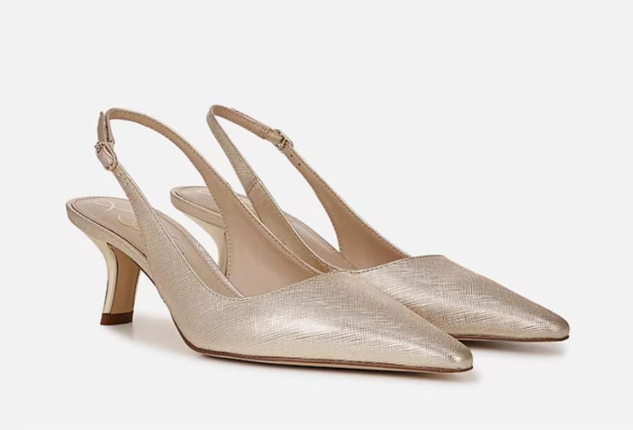 虞书欣同款封神!Sam Edelman 2026春款香槟金猫跟鞋上市图片2 虞书欣同款封神!Sam Edelman 2026春款香槟金猫跟鞋上市图片2