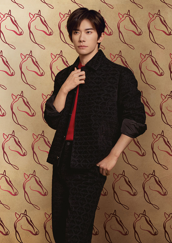 Emporio Armani 2026中国新年系列重磅来袭，易烊千玺、曾舜晞、白鹿演绎新春时髦范本图片