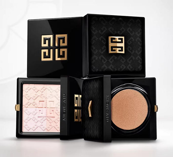 限量发售！纪梵希2026黑金老花限定系列气垫粉底液和粉饼重磅上线图片