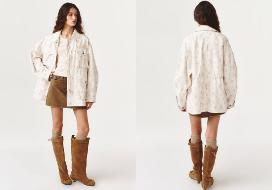 FORDARE「福蝶」发布2026早春新款复古墙纸碎花女士外套