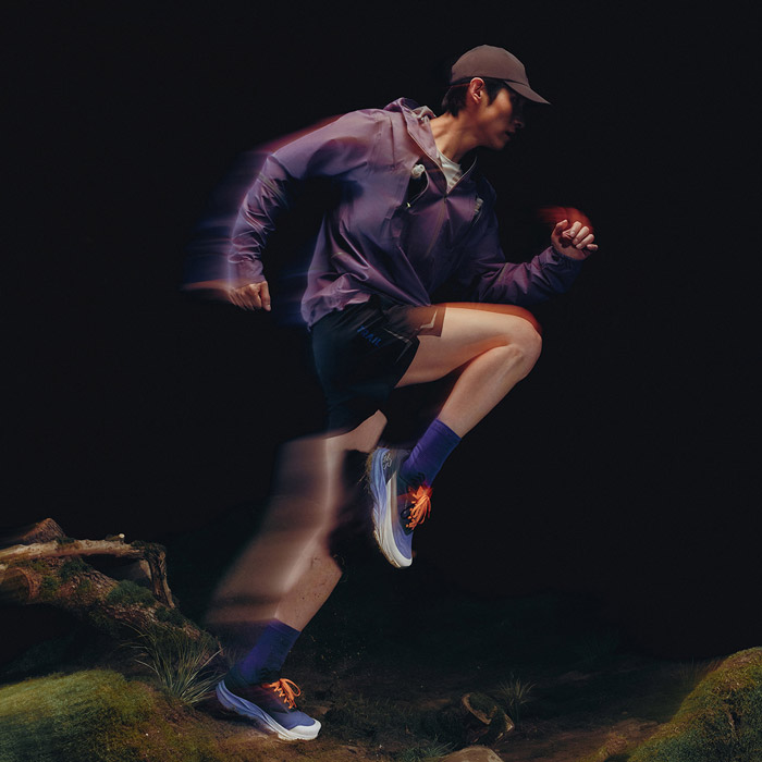 可隆2026春季新品紫色KRUST越野跑鞋开售图片