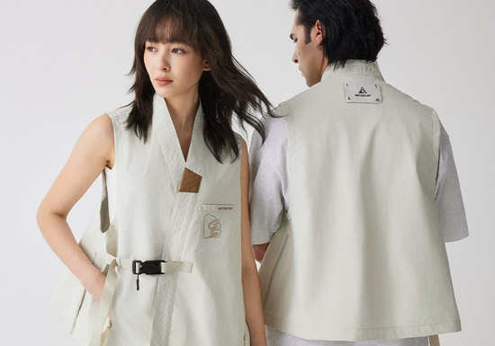 又见高山发布2026春季新款机能感道袍马甲