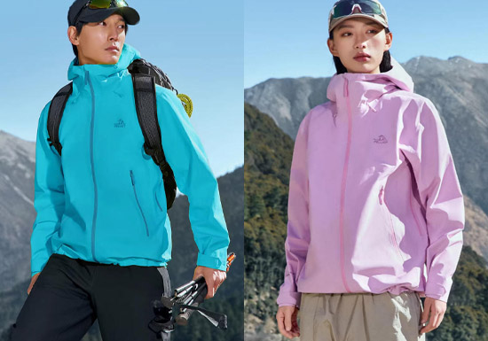 伯希和推出全新云棉粉和碧渊蓝配色岩壳2.0冲锋衣