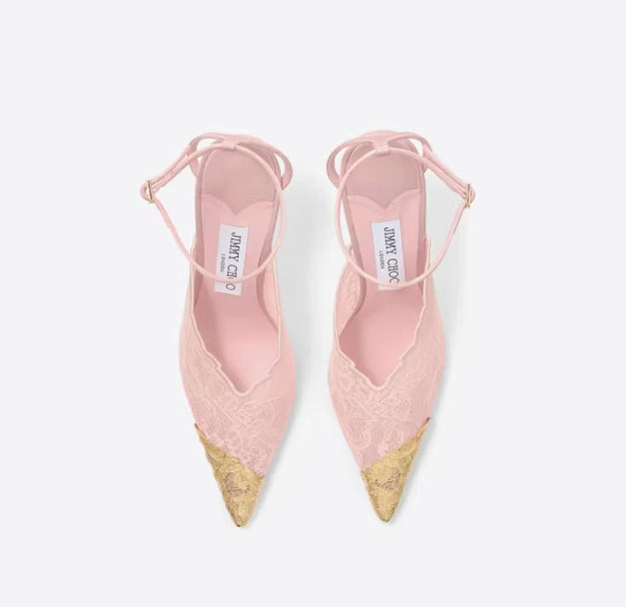 JIMMY CHOO 2026春季新款FAIZ 100蕾丝高跟鞋优雅登场图片2 JIMMY CHOO 2026春季新款FAIZ 100蕾丝高跟鞋优雅登场图片2