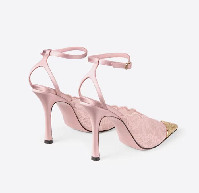 JIMMY CHOO 2026春季新款FAIZ 100蕾丝高跟鞋优雅登场图片3 JIMMY CHOO 2026春季新款FAIZ 100蕾丝高跟鞋优雅登场图片3
