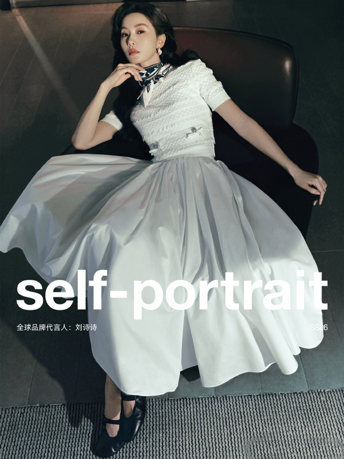 self-portrait官宣刘诗诗出任全球品牌代言人图片