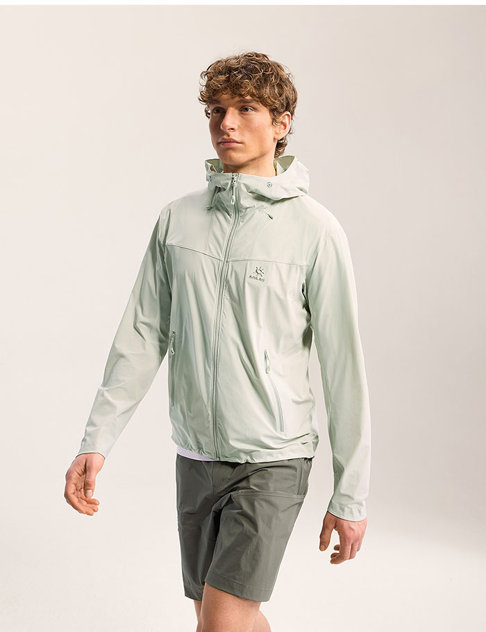 KAILAS「凯乐石」推出2026新款青野绿配色M8 LT连帽软壳衣图片4