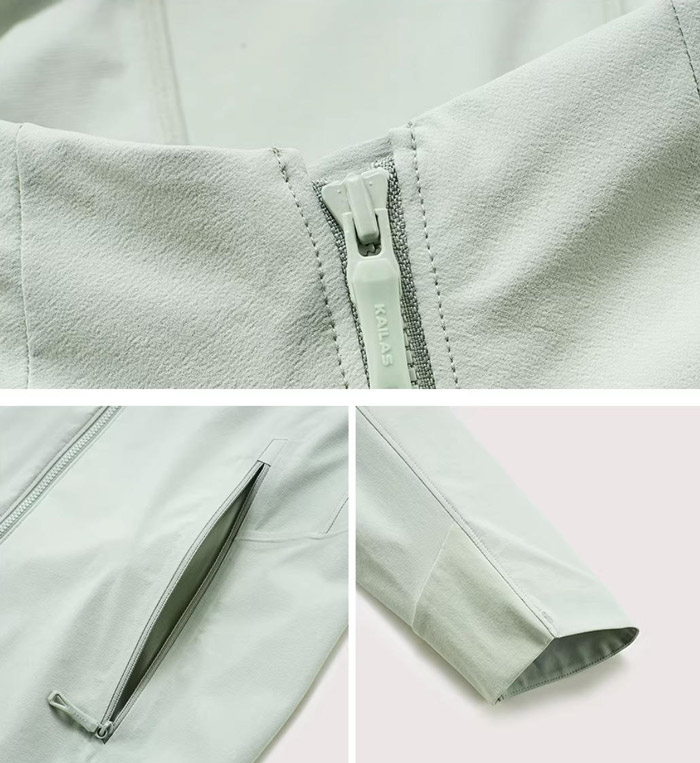 KAILAS「凯乐石」推出2026新款青野绿配色M8 LT连帽软壳衣图片8