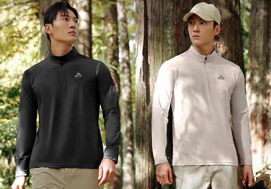 爆款跑步T恤！伯希和2026新款半拉链户外速干T恤评测