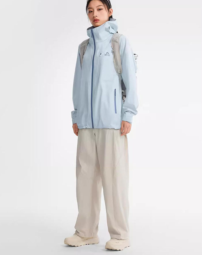 赵露思同款冰岛蓝！伯希和云壳冲锋衣解锁甜飒穿搭新体验图片7