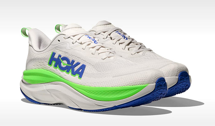 2026全新「星际灰+荧光绿」配色HOKA SKYFLOW跑鞋曝光图片 2026全新「星际灰+荧光绿」配色HOKA SKYFLOW跑鞋曝光图片