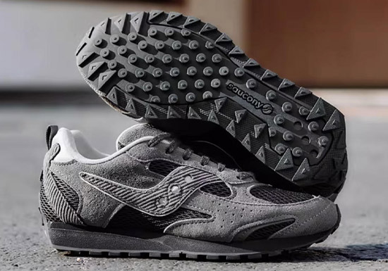 索康尼发布2026新款灰黑配色TRAINER 80X运动鞋