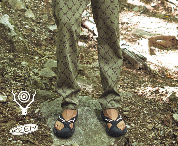 全黑复刻+鹿角压花！KEEN × South2 West8联名款WAIMEA H2拖鞋上市图片1