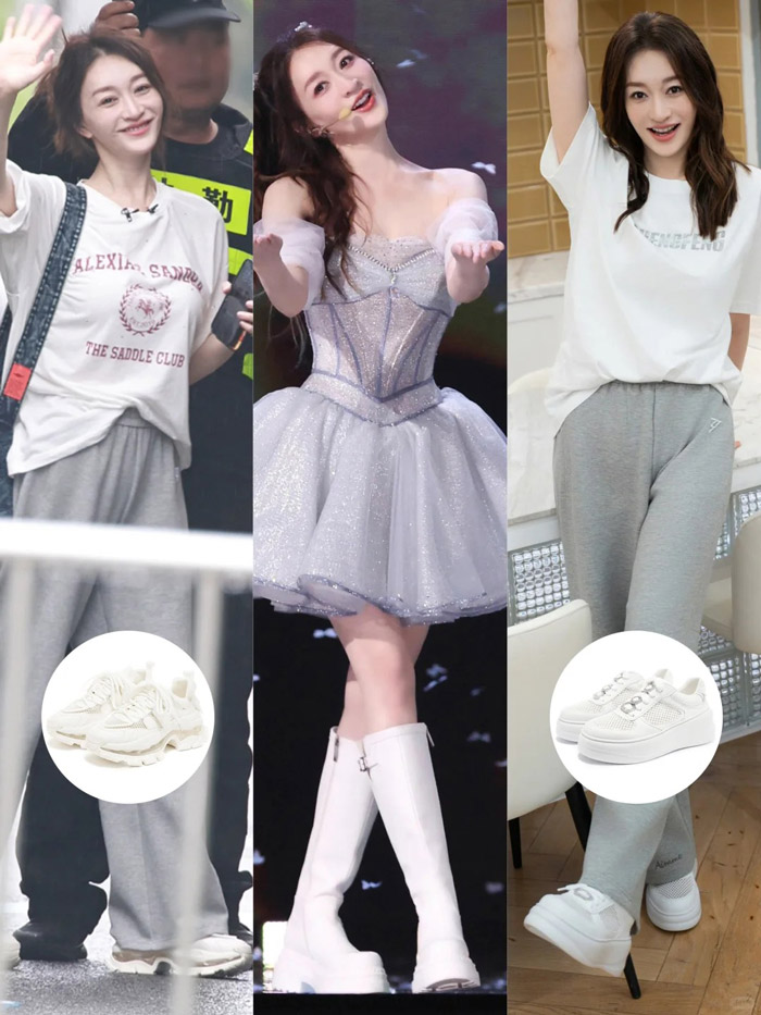 乘风2026穿搭风向标：李小冉同款鞋履出圈 解锁都市女性穿搭新范式图片1