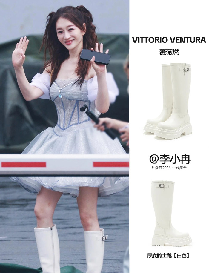 乘风2026穿搭风向标：李小冉同款鞋履出圈 解锁都市女性穿搭新范式图片3
