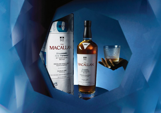 麦卡伦发布《金刚钻》55周年纪念版单一麦芽苏格兰威士忌 致敬007银幕传奇，续