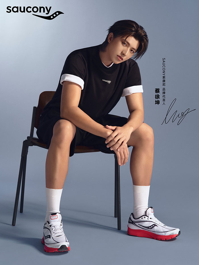 Saucony「索康尼」官宣蔡徐坤为品牌代言人图片3