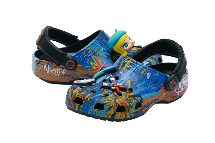 Crocs x 泡泡玛特小画家MOLLY联名洞洞鞋上市图片2