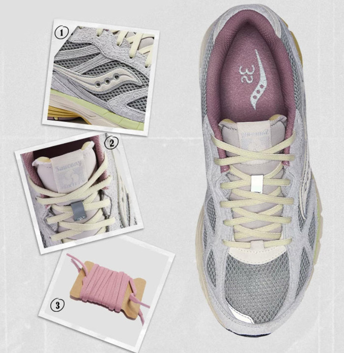 2026新款3SIXTEEN × Saucony GUIDE 7联名款运动鞋上市图片5
