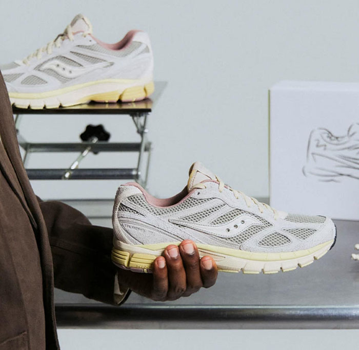 2026新款3SIXTEEN × Saucony GUIDE 7联名款运动鞋上市图片2