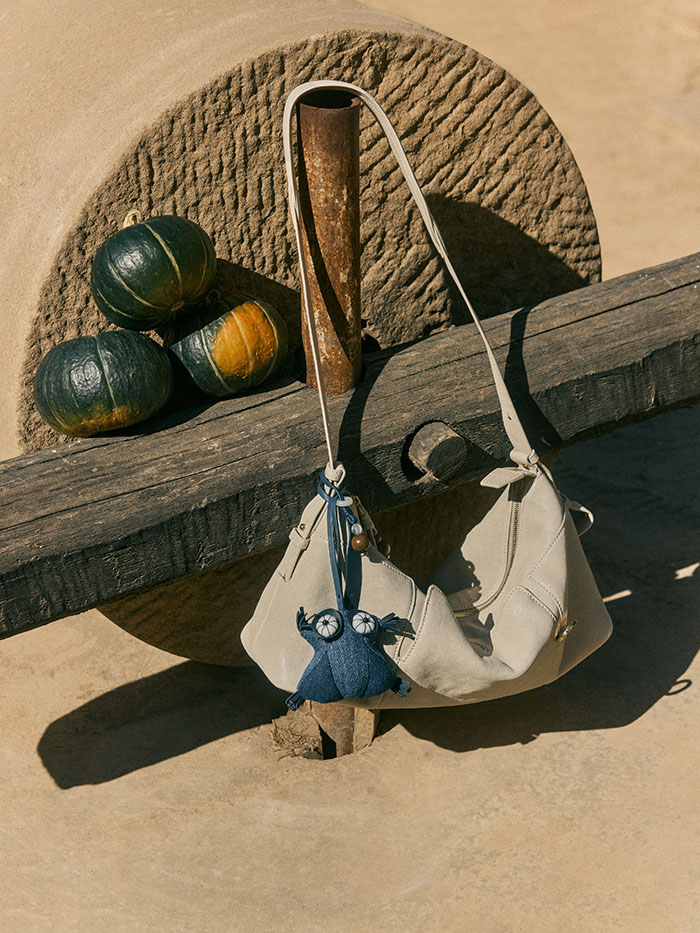 山下有松曝光张婧仪演绎循迹系列软枕hobo腋下包全新大片图片9