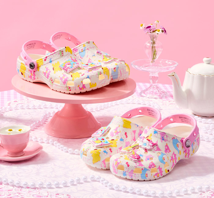 甜系穿搭首选！Crocs × Hello Kitty打造甜妹专属联名款洞洞鞋图片