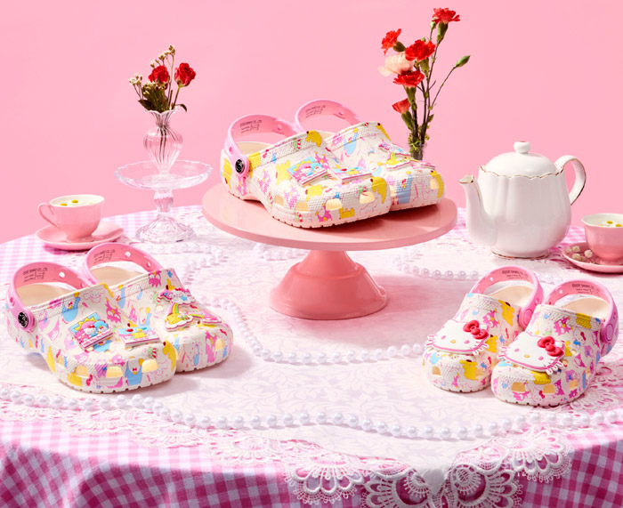 甜系穿搭首选！Crocs × Hello Kitty打造甜妹专属联名款洞洞鞋图片1