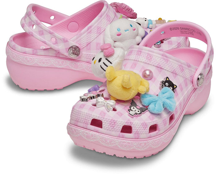 甜系穿搭首选！Crocs × Hello Kitty打造甜妹专属联名款洞洞鞋图片5