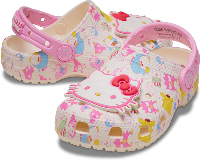 甜系穿搭首选！Crocs × Hello Kitty打造甜妹专属联名款洞洞鞋图片6