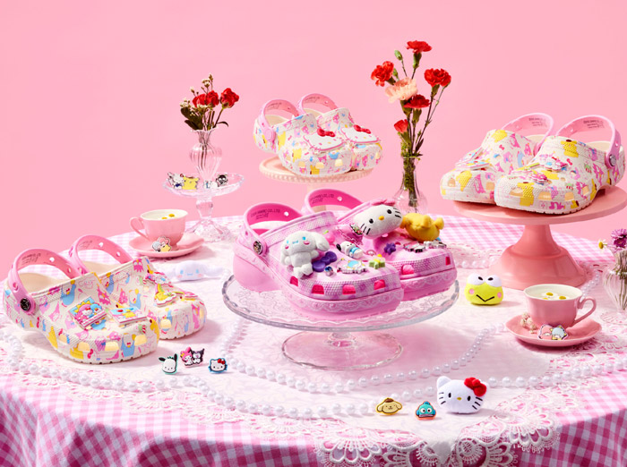 甜系穿搭首选！Crocs × Hello Kitty打造甜妹专属联名款洞洞鞋图片2
