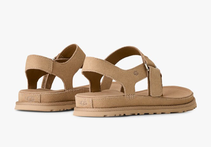 UGG 2026夏季全新Golden Family炫金系列女士炫光凉鞋上市图片6
