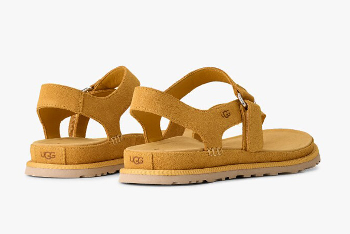 UGG 2026夏季全新Golden Family炫金系列女士炫光凉鞋上市图片8