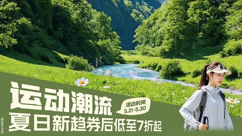 天猫运动户外类7大专场活动入口上线 低至7折提前抢跑618图片2
