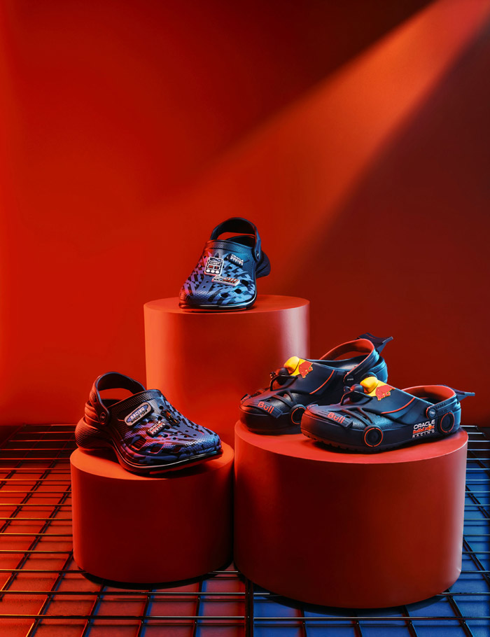 Crocs「卡骆驰」x 红牛车队2026联名款洞洞鞋正式发布图片4
