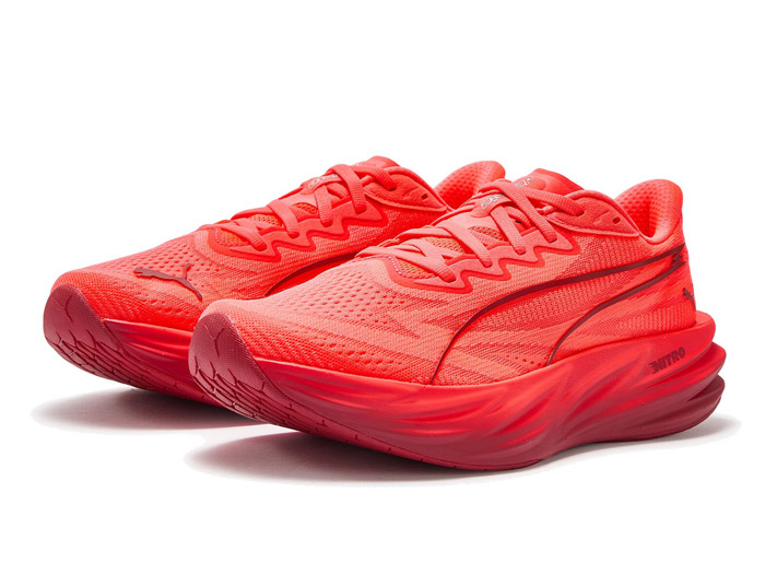 PUMA发布2026秋季新款DEVIATE PURE NITRO红色新跑鞋图片